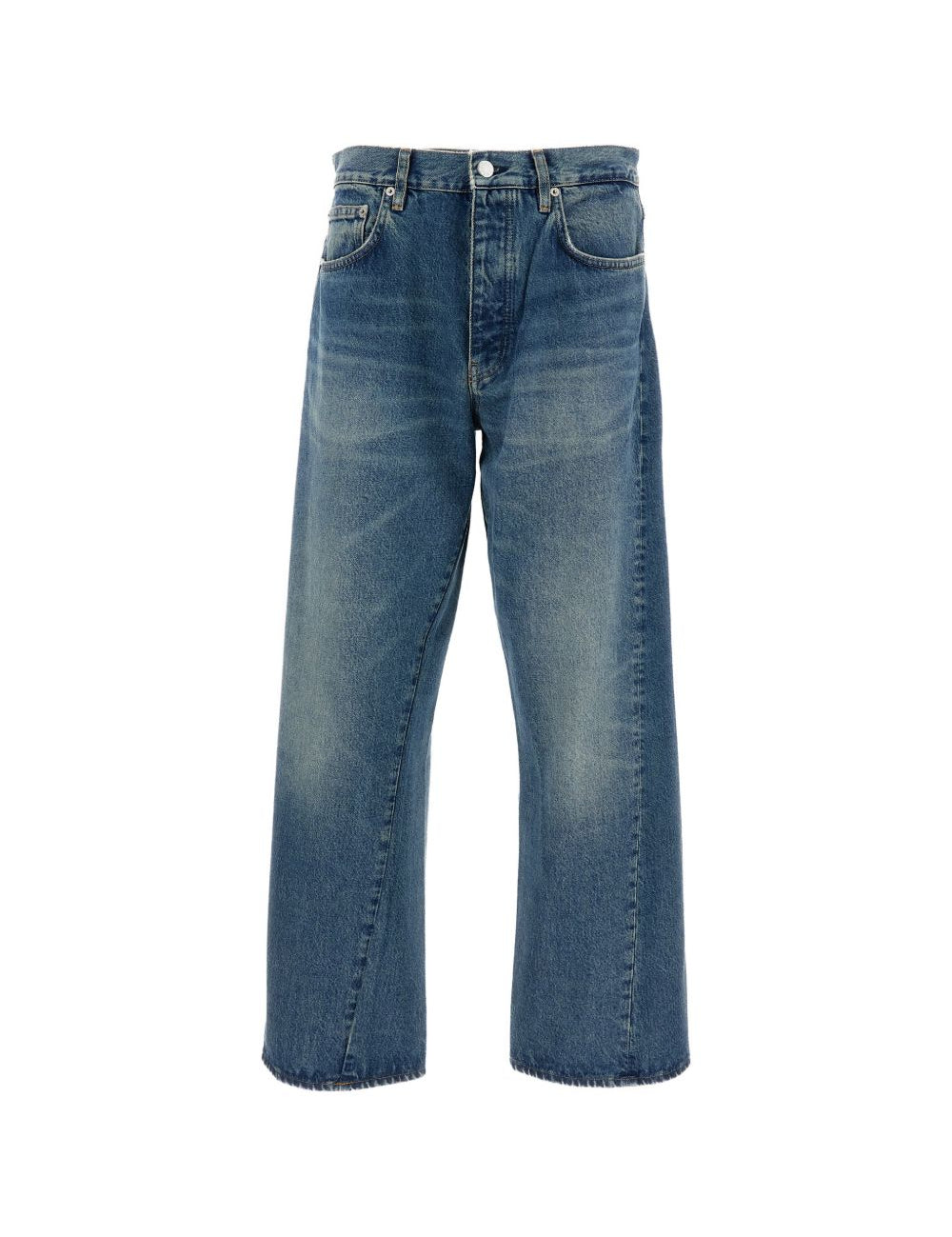 Jeans a gamba larga con cinque tasche in blu Sunflower - uomo 