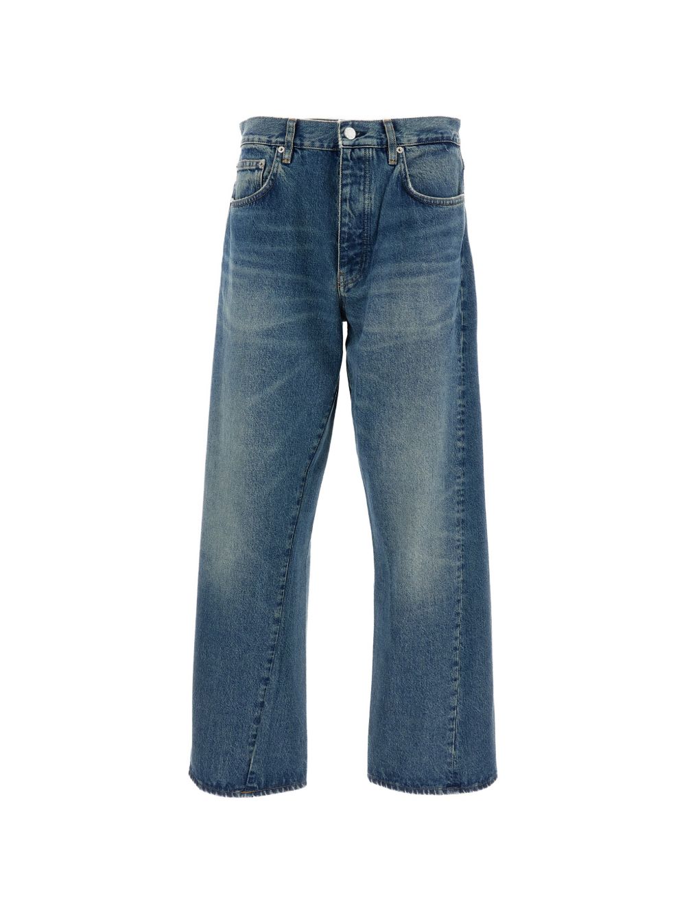 Jeans a gamba larga con cinque tasche in blu Sunflower - uomo 