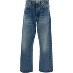 Jeans a gamba larga con cinque tasche in blu Sunflower - uomo 