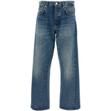 Jeans a gamba larga con cinque tasche in blu Sunflower - uomo 