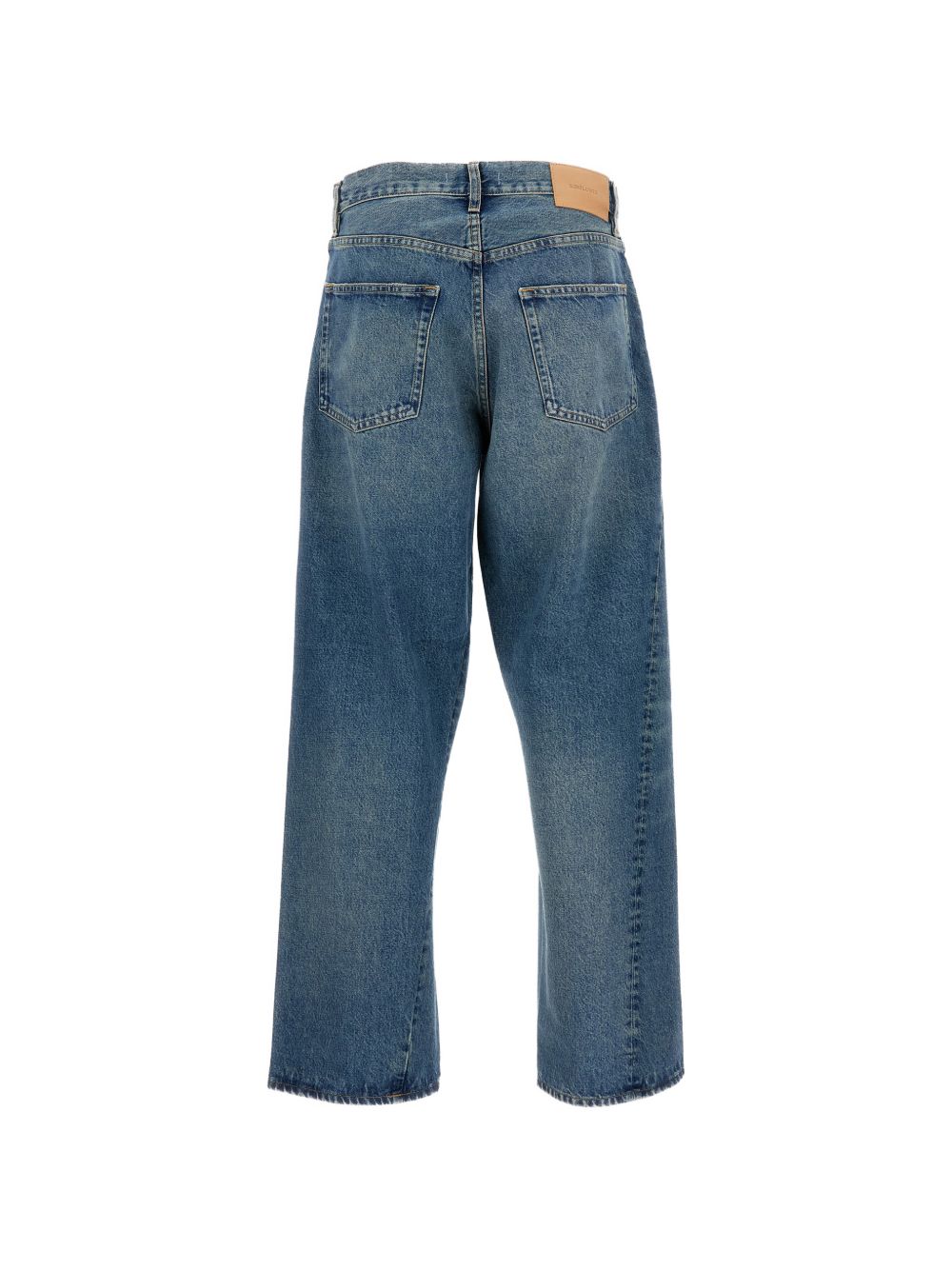 Jeans a gamba larga con cinque tasche in blu Sunflower - uomo 