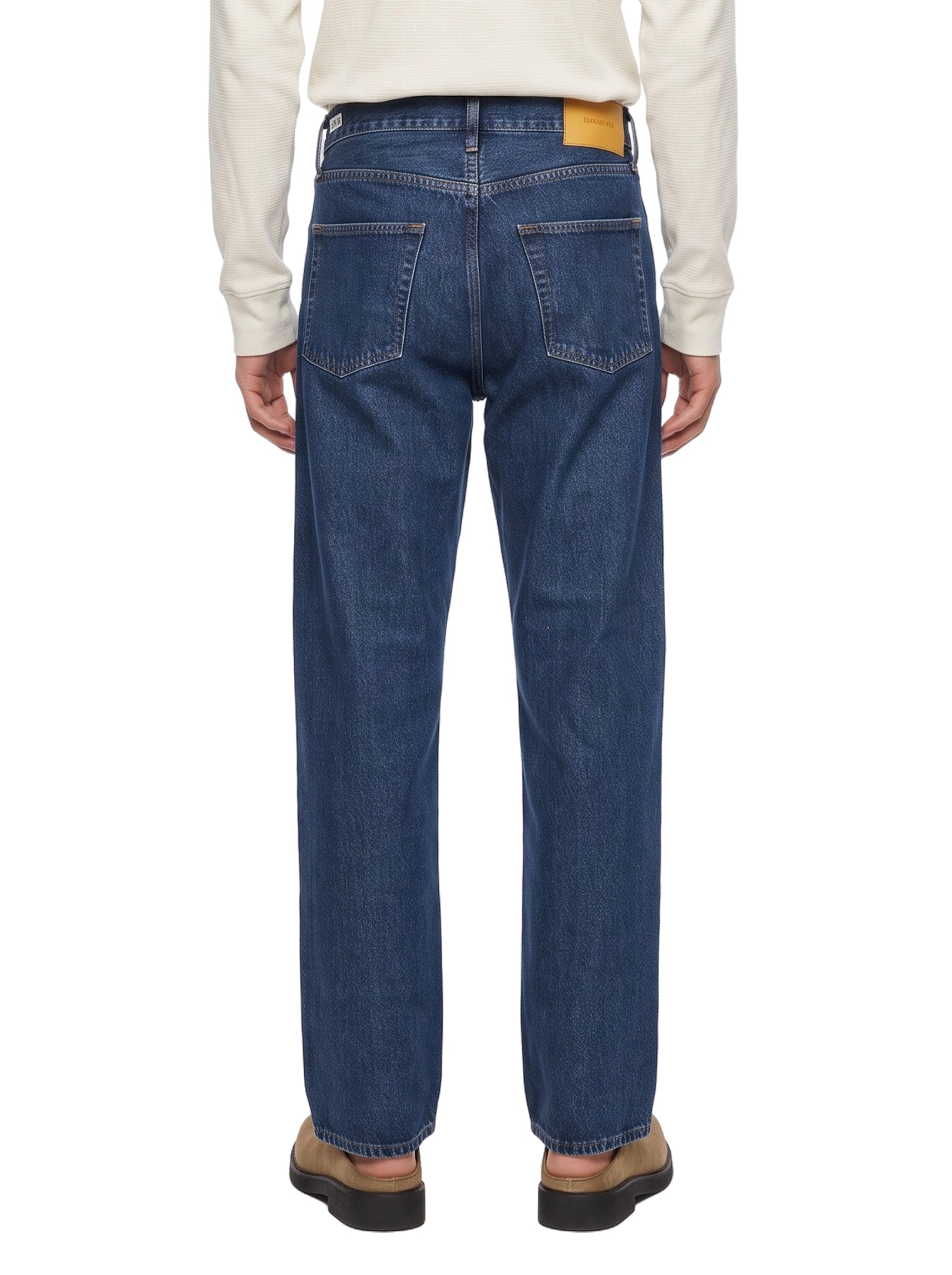 Jeans loose in denim blu 