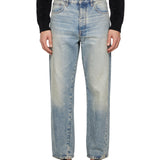 Jeans a gamba dritta in blu 