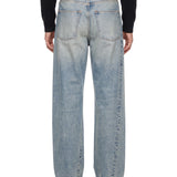 Jeans a gamba dritta in blu 