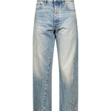 Jeans a gamba dritta in blu 