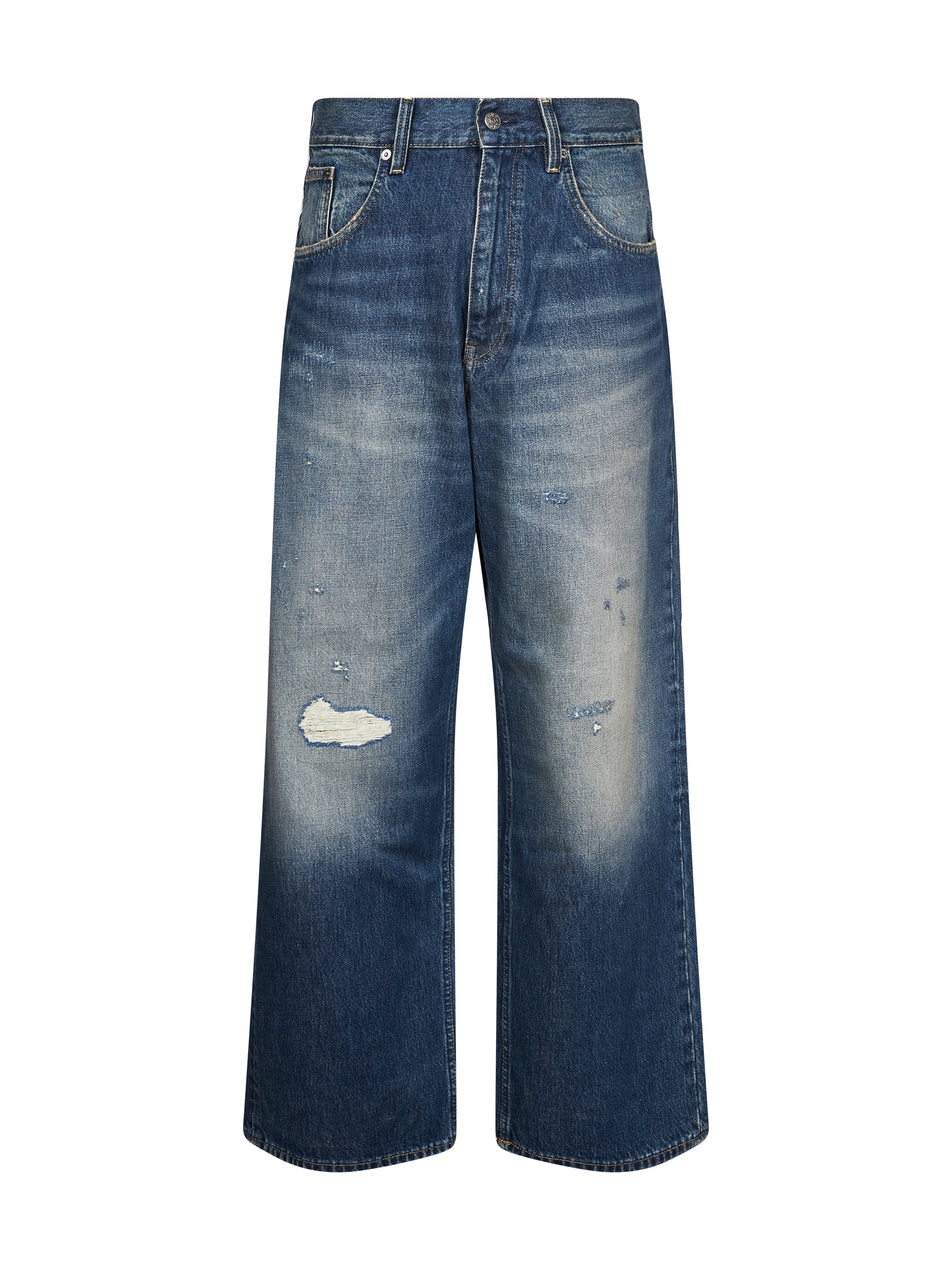 Jeans super wide in blu 