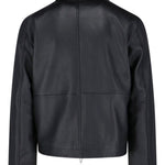 Giacca in pelle con zip in nero Sunflower - uomo 