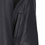 Giacca in pelle con zip in nero Sunflower - uomo 