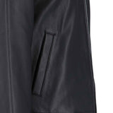 Giacca in pelle con zip in nero Sunflower - uomo 