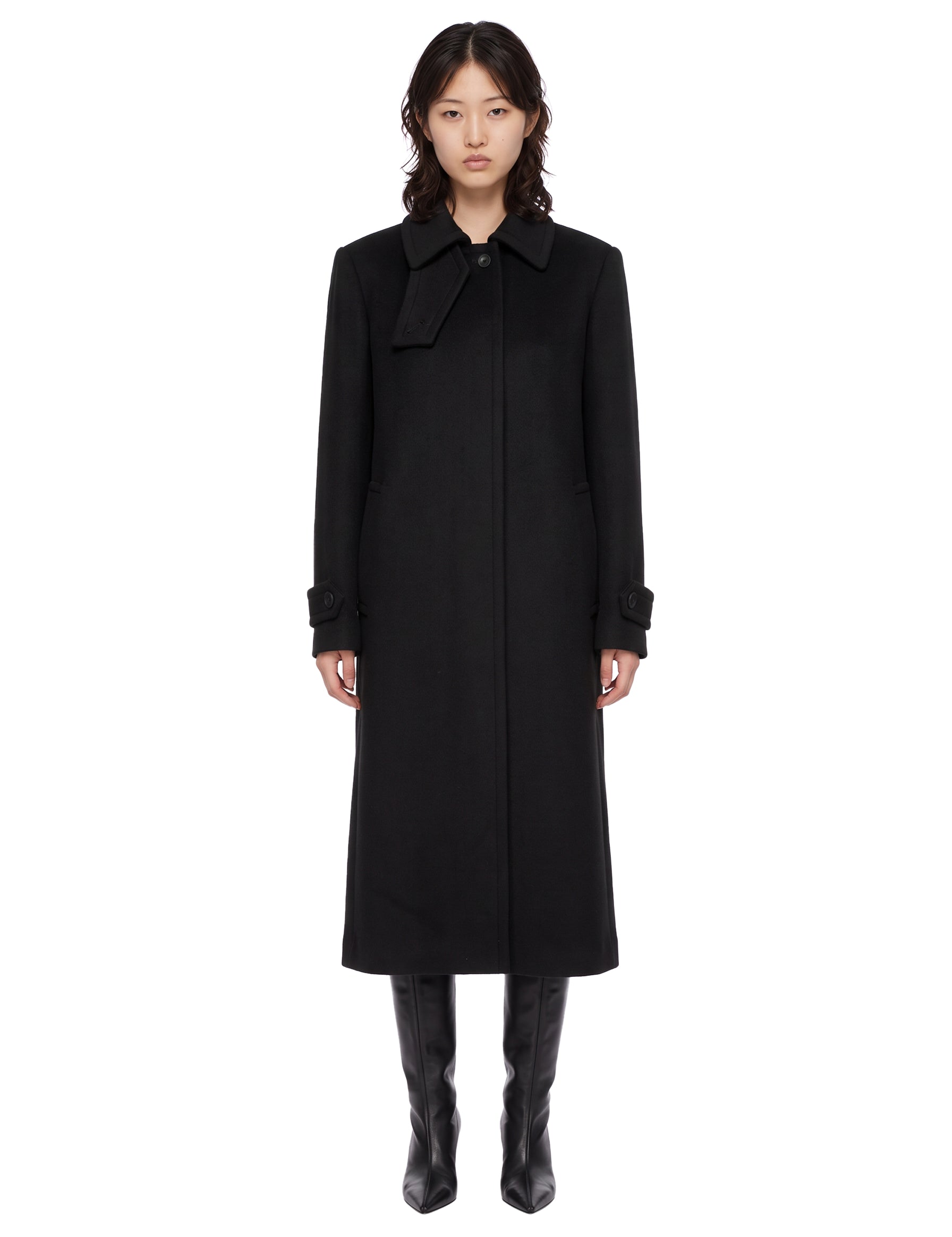 Cappotto Bethany in cashmere nero 