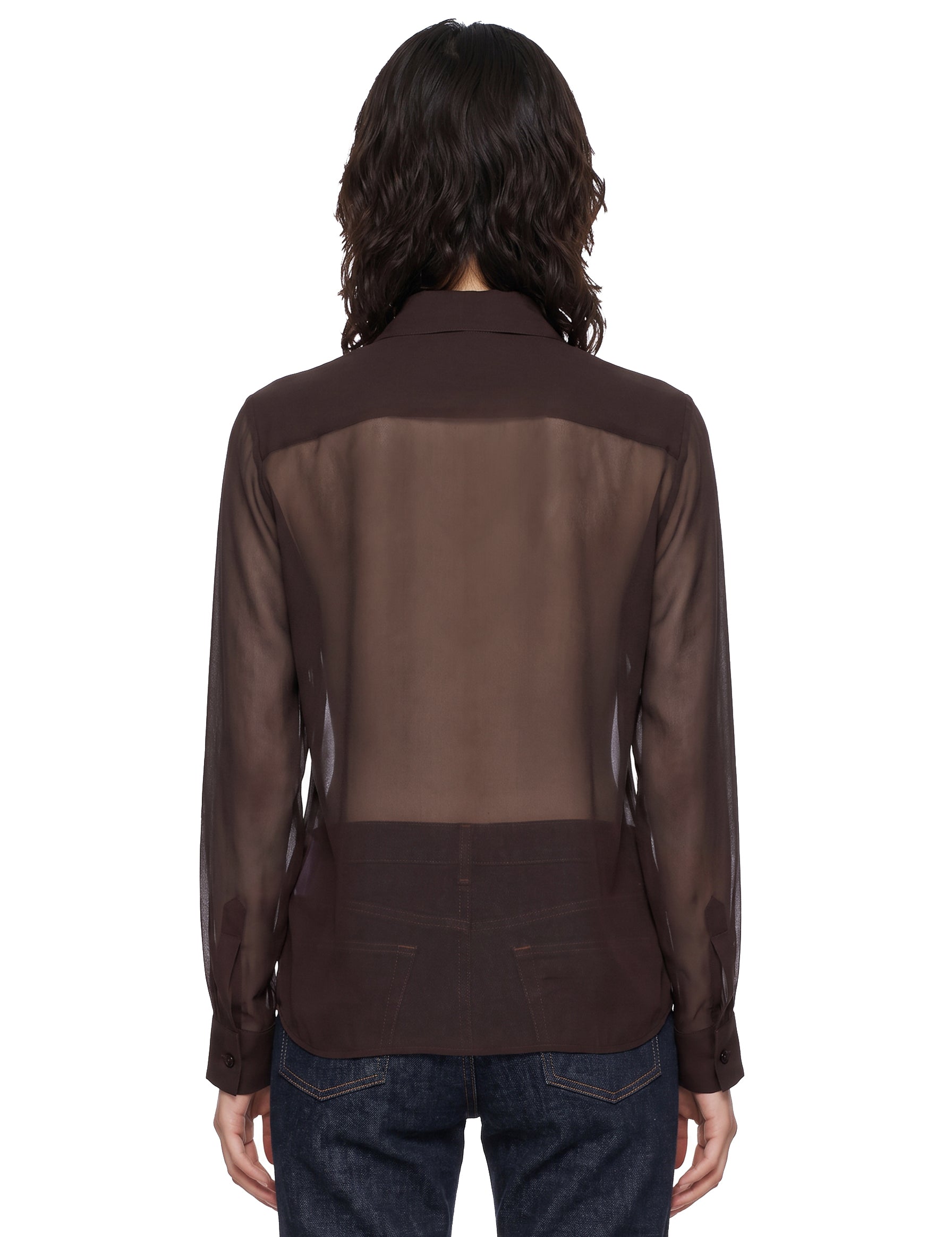 Camicia Eva in marrone 