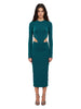 Heloise midi dress in green