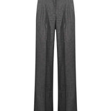 Pantaloni a vita alta nathalie in grigio 