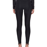 Leggings lucidi Holly '80s in nero 