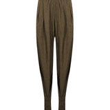 Pantaloni renee con dettagli con bottoni in verde 