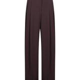 Pantaloni a gamba larga Tracy in bordeaux 