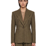 Giacca monopetto Toni in marrone 