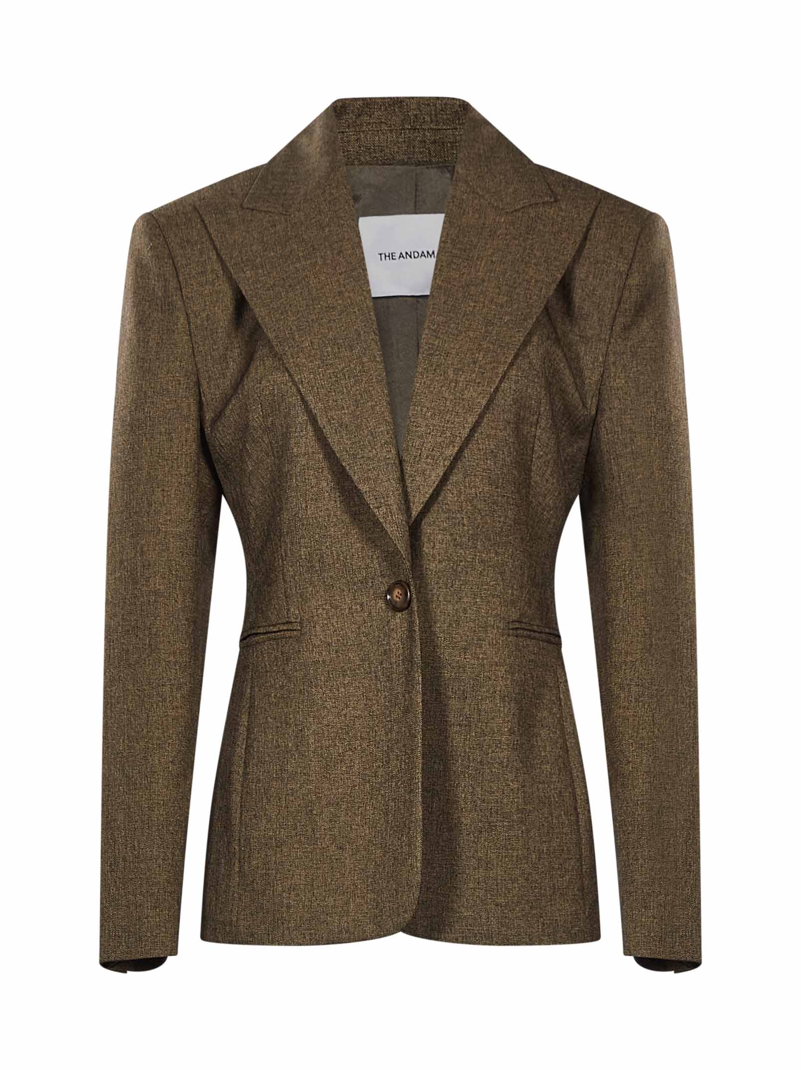Giacca monopetto Toni in marrone 
