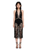 Floria midi dress in black