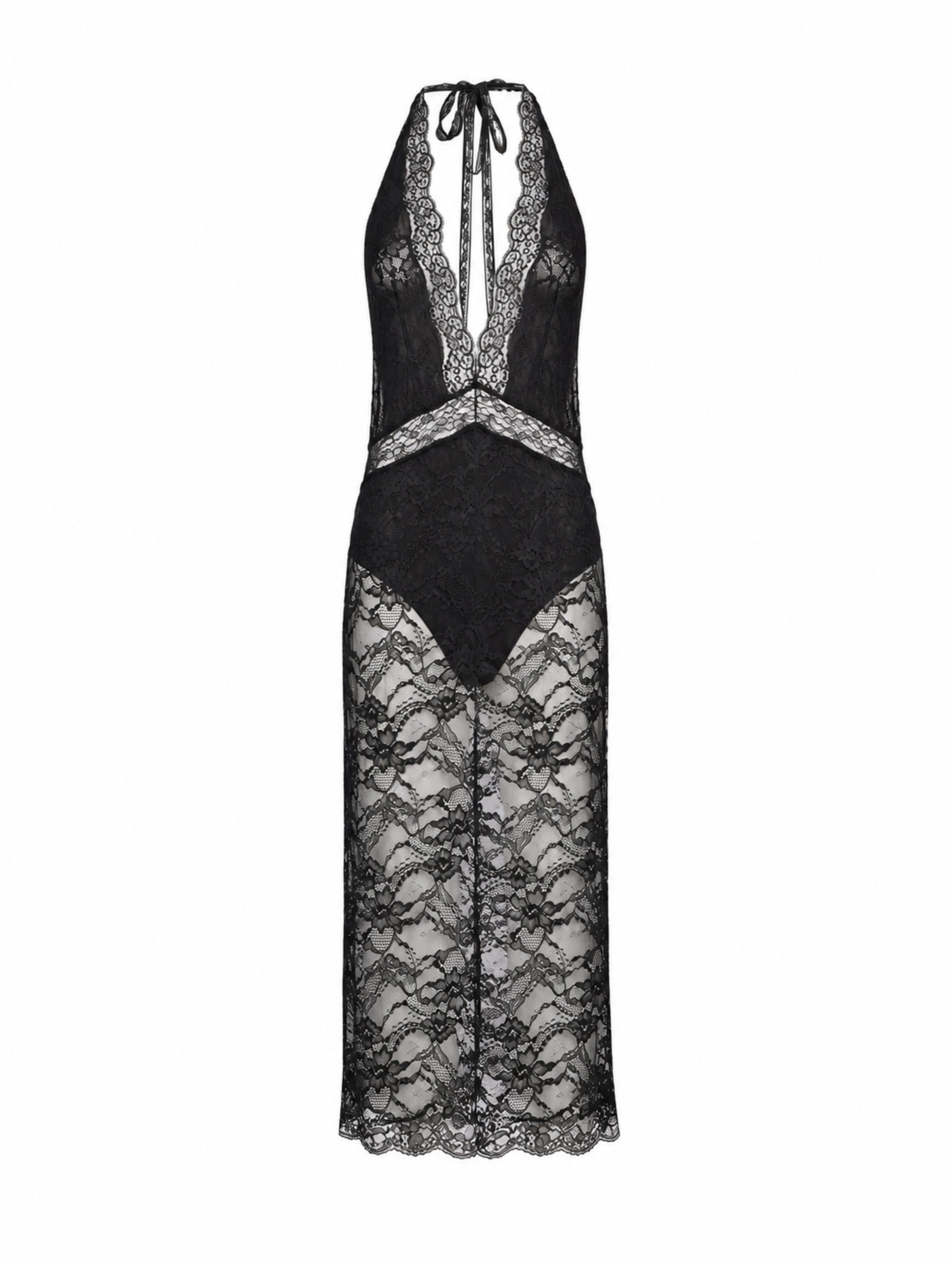 Abito midi Floria in nero 