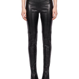 Leggings New Holla in ecopelle nero 
