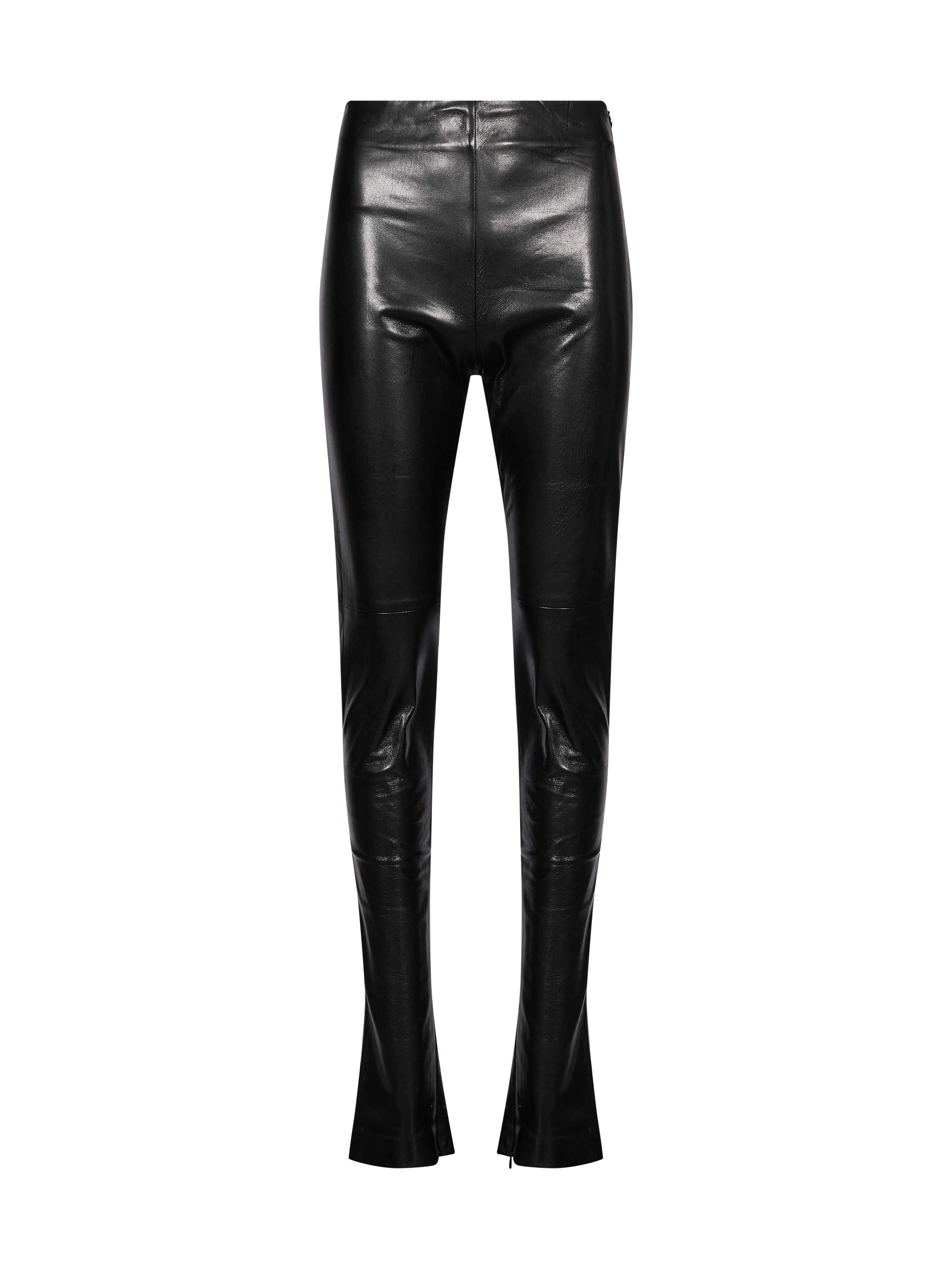 Leggings New Holla in ecopelle nero 
