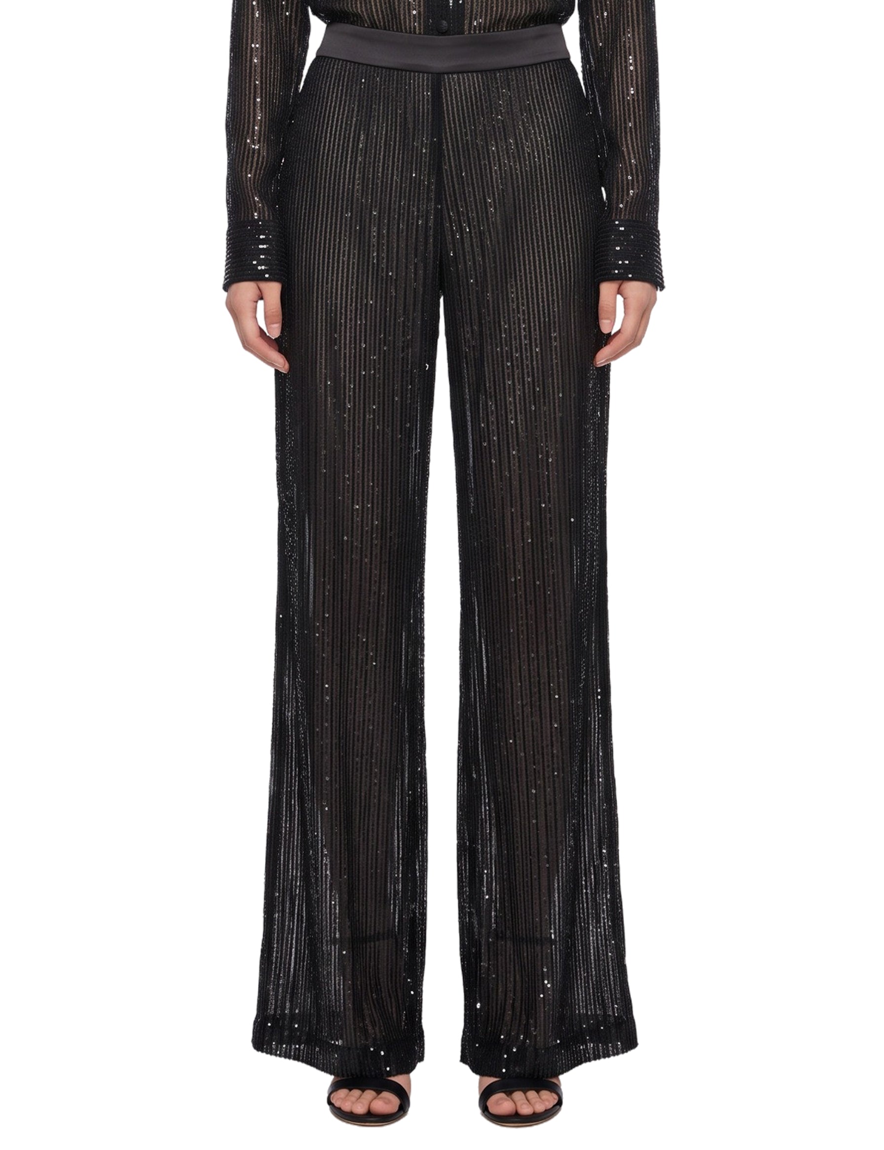 Pantaloni Melrose in nero 