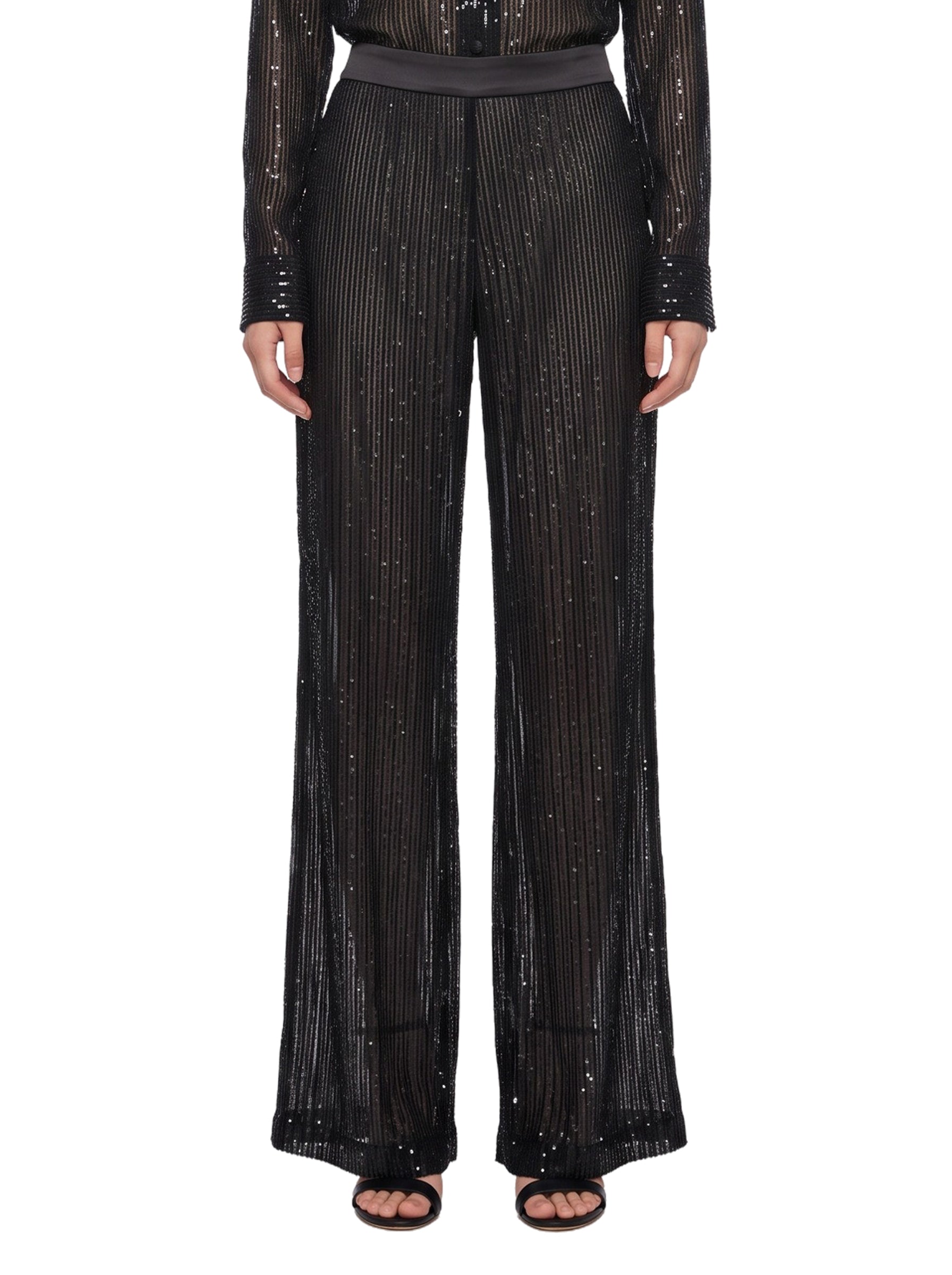 Pantaloni Melrose in nero 