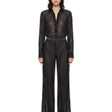 Pantaloni Melrose in nero 
