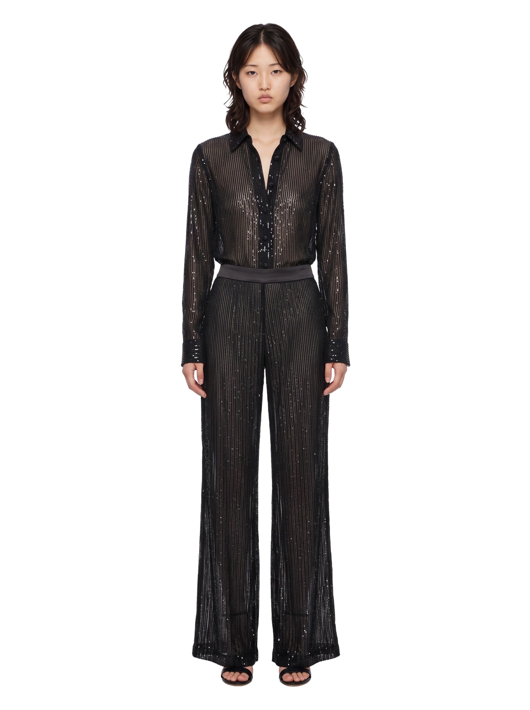 Pantaloni Melrose in nero 