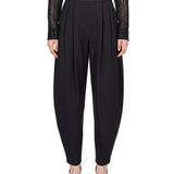 Pantaloni Sandy tuxedo in nero 