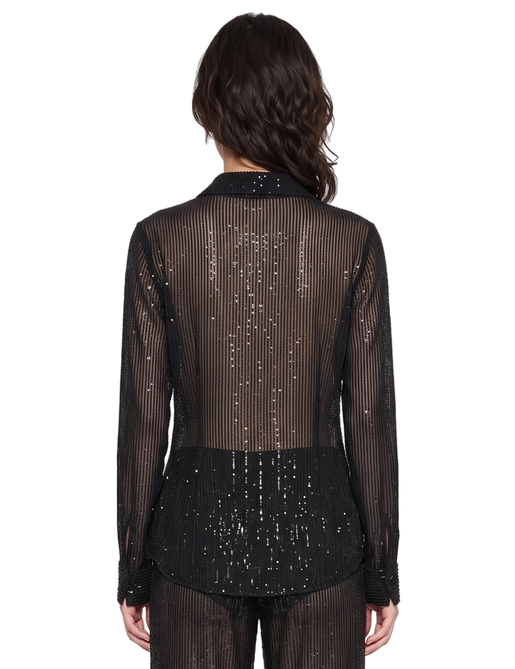 Camicia Morgan in nero 