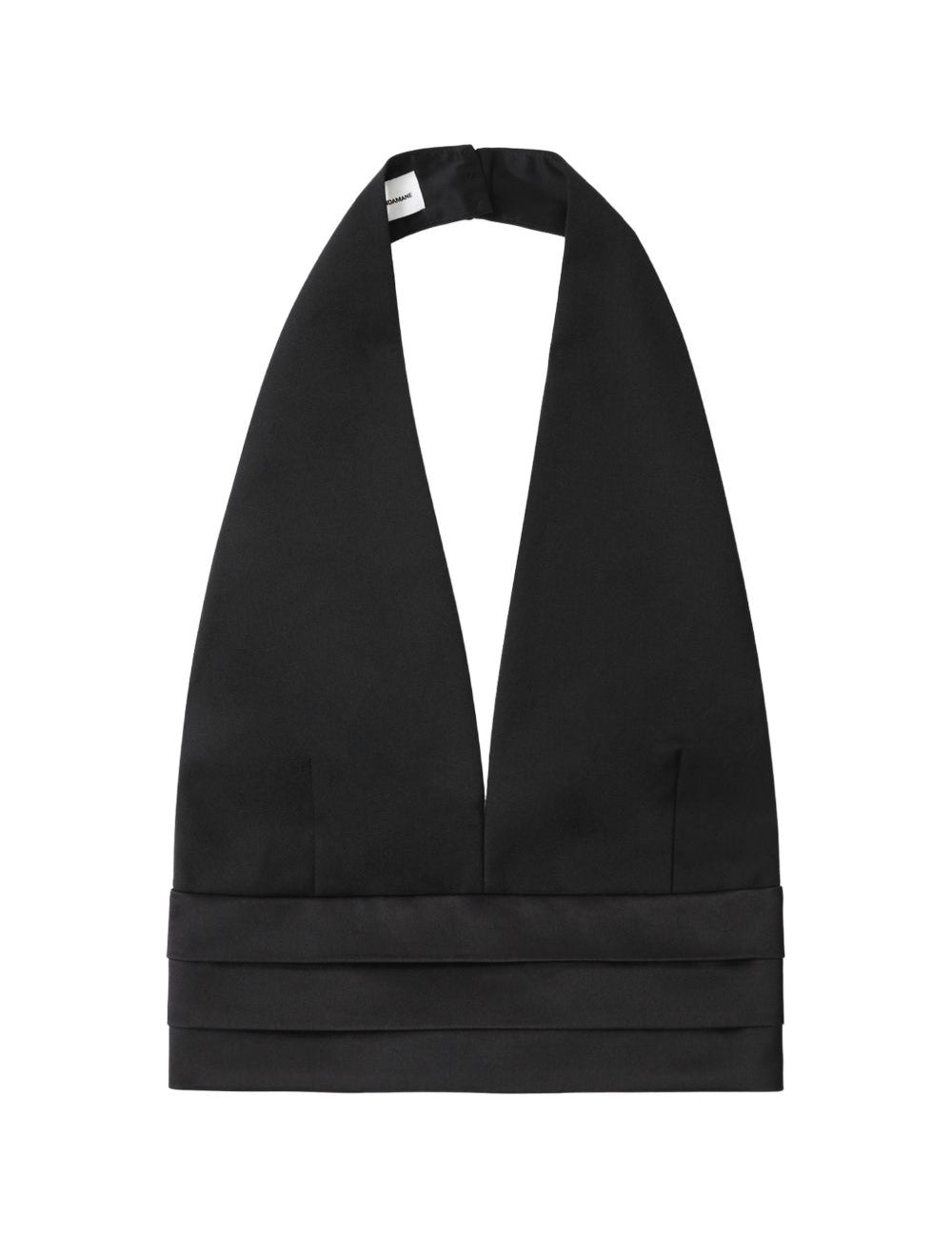 Top Sandra  tuxedo in nero 