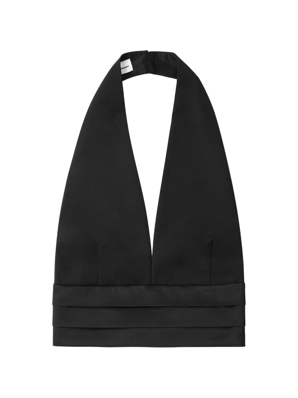 Top Sandra  tuxedo in nero 
