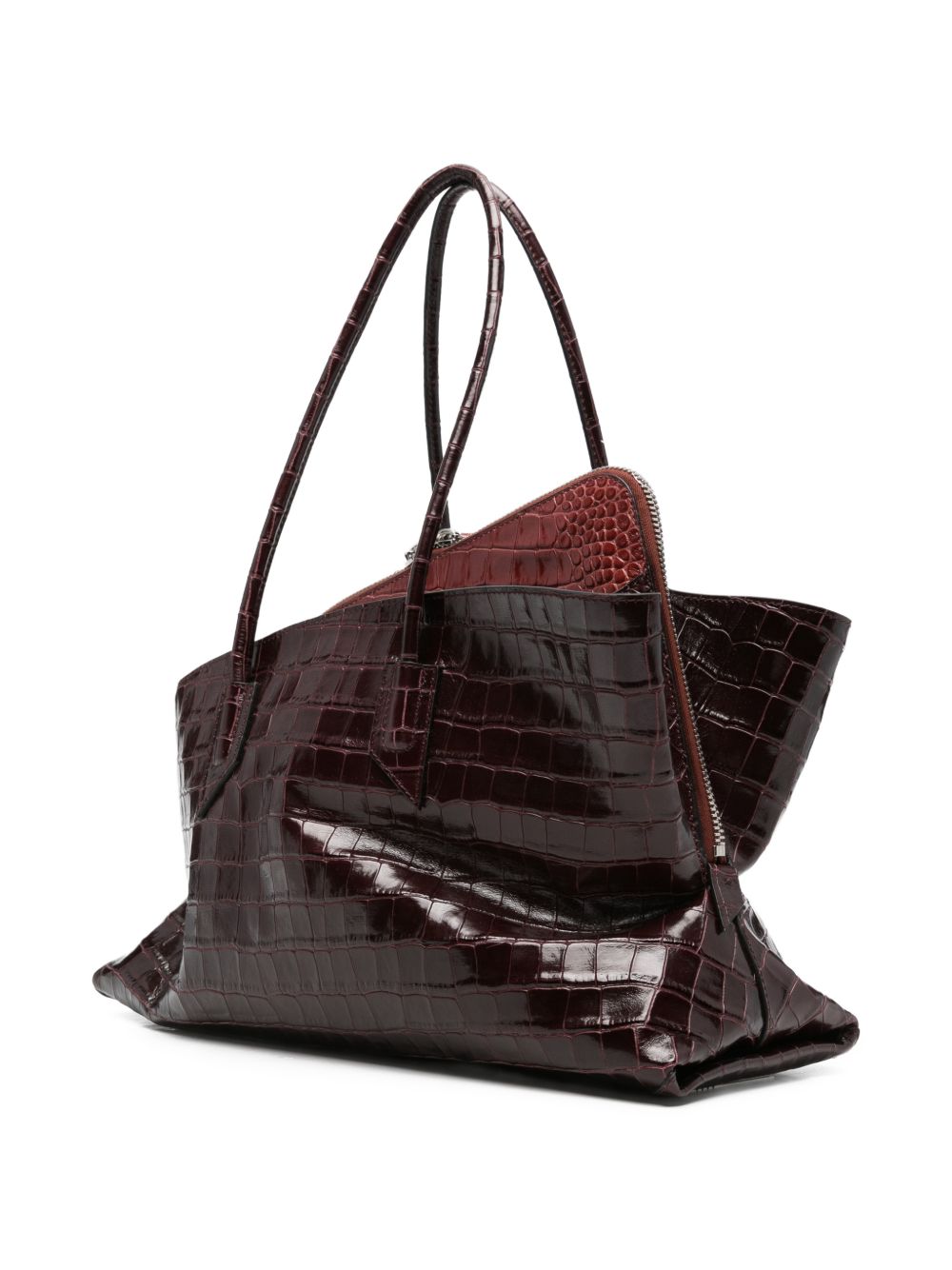 Borsa La Passeggiata Medium in bordeaux 