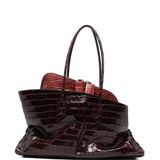 Borsa La Passeggiata Medium in bordeaux 