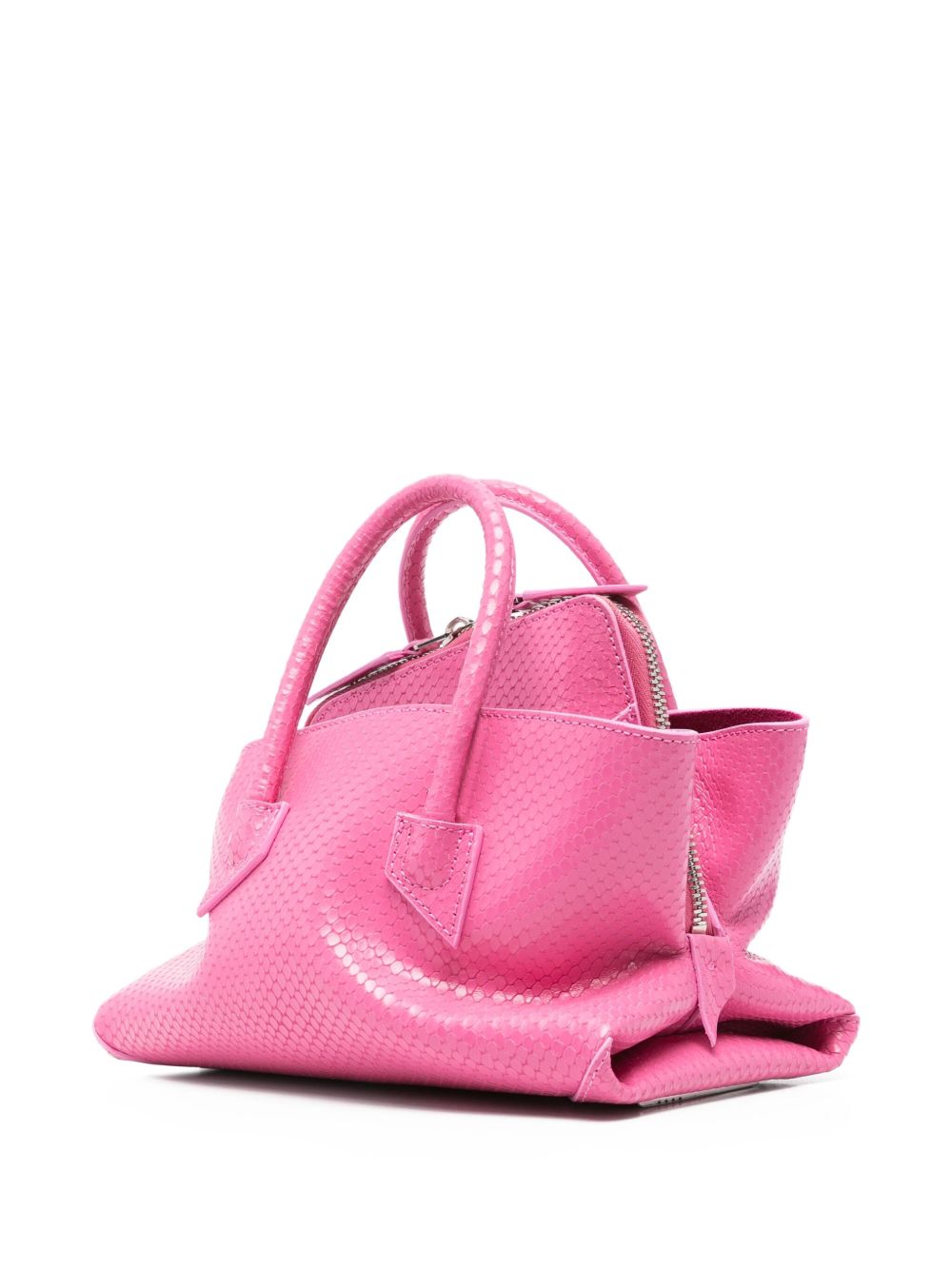 Borsa La Passeggiata Mini pitone in rosa 