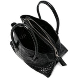 Borsa La Passeggiata Mini cocco in nero 