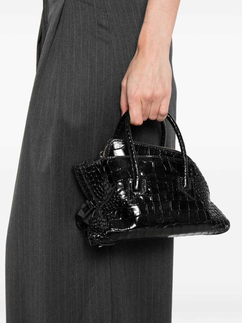 Borsa La Passeggiata Mini cocco in nero 