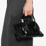 Borsa La Passeggiata Mini cocco in nero 
