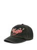 Baseball cap with logo in black