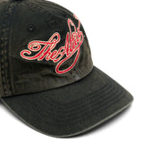 Cappellino da baseball con logo in nero 