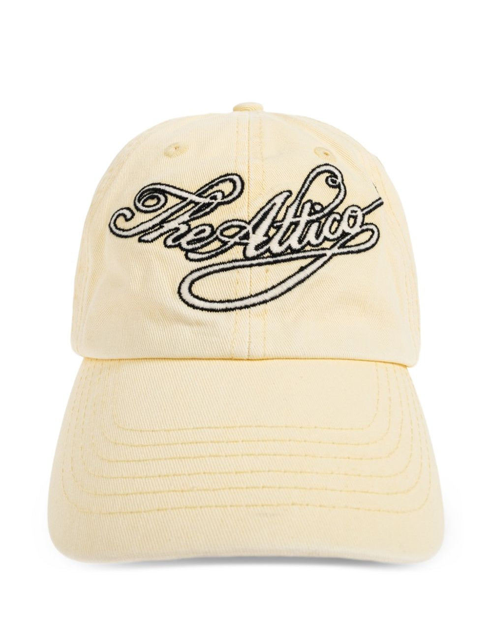 Cappellino da baseball con logo in giallo 