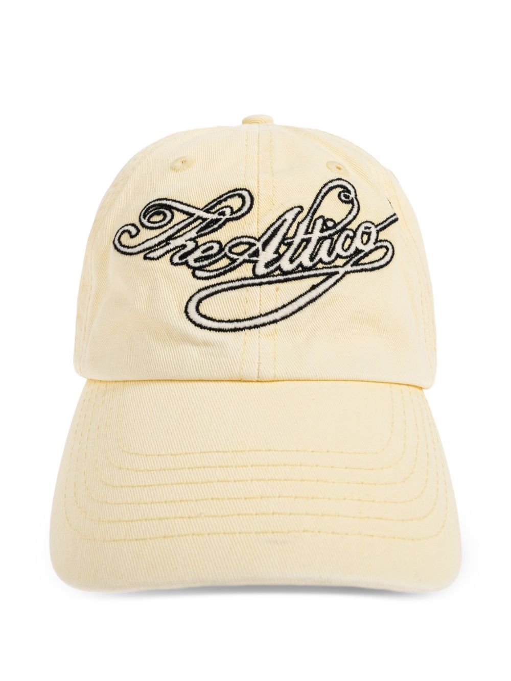 Cappellino da baseball con logo in giallo 