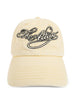 Baseball cap with logo in yellow