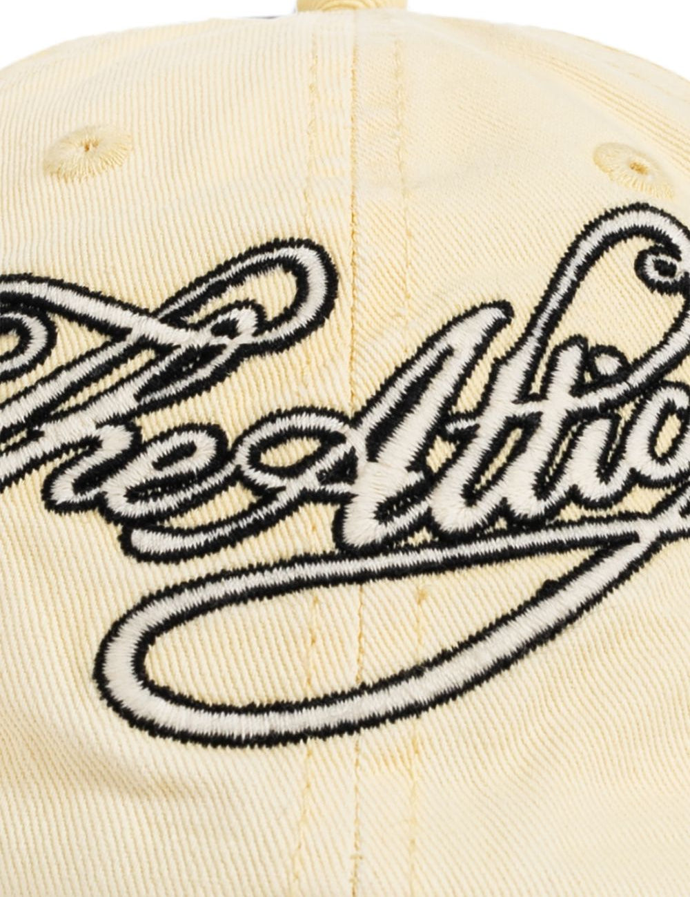 Cappellino da baseball con logo in giallo 