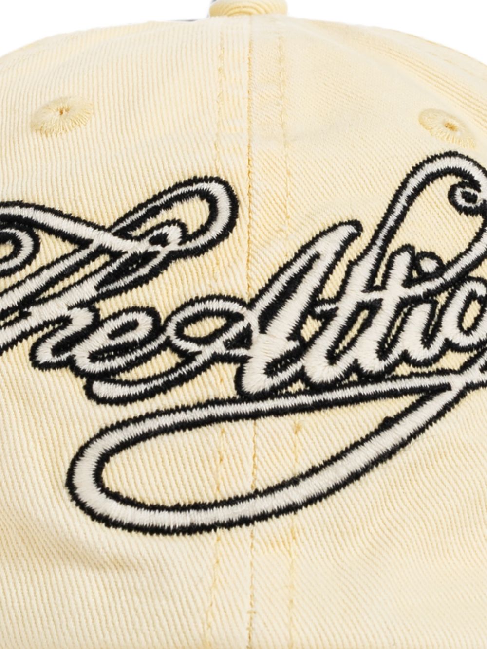 Cappellino da baseball con logo in giallo 