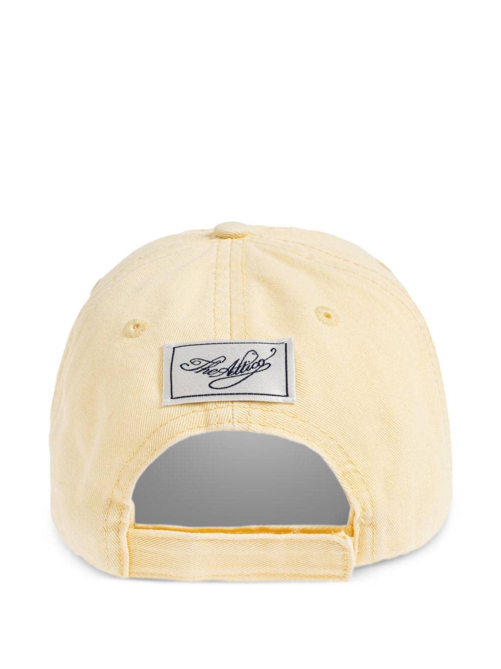 Cappellino da baseball con logo in giallo 