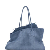 Borsa La Passeggiata Medium denim in blu 