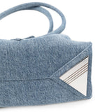 Borsa La Passeggiata Small denim in blu 